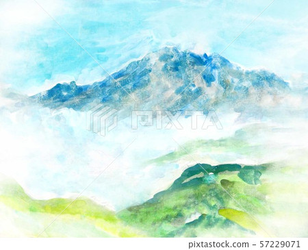 Mt. Asama seen from Mt. 57229071