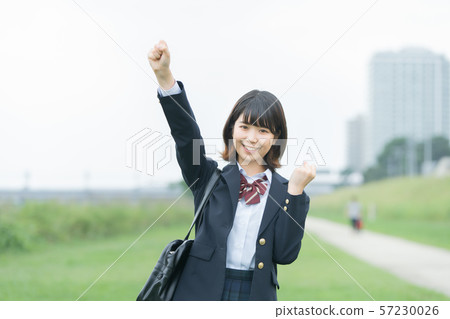 high school girl cheering high school girl cheering 57230026