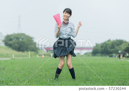 high school girl cheering high school girl cheering 57230244