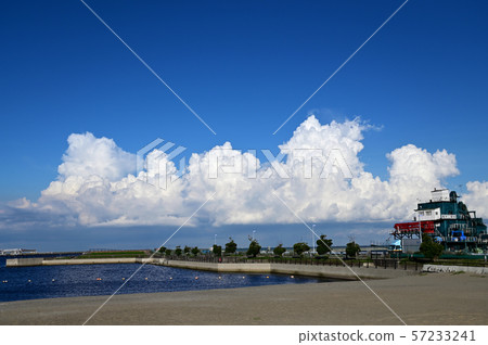 Cumulonimbus at the end of summer from Higashi-Ogishima Park 57233241