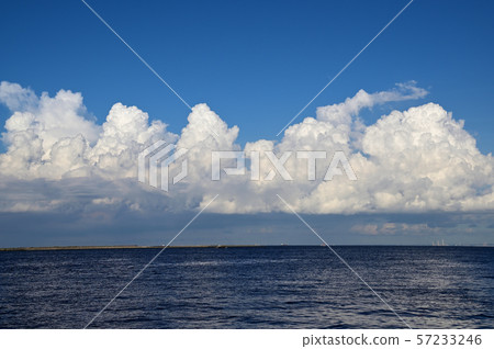 Cumulonimbus at the end of summer from Higashi-Ogishima Park 57233246