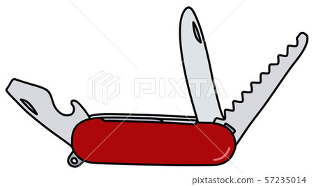 The red pocket knife The red pocket knife 57235014