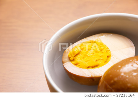 Boiled egg, seasoned egg 57235164
