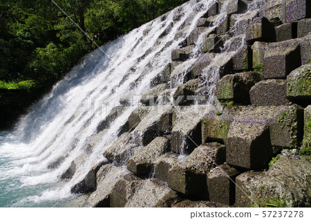 Shinshu Otari Village Sabo Facility Sengoku Nishichizawa Concrete Block Weir Block Sedimentary Block Corridor 57237278