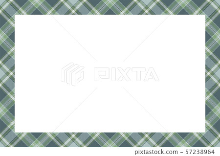 Vintage frame vector. Scottish border pattern 57238964