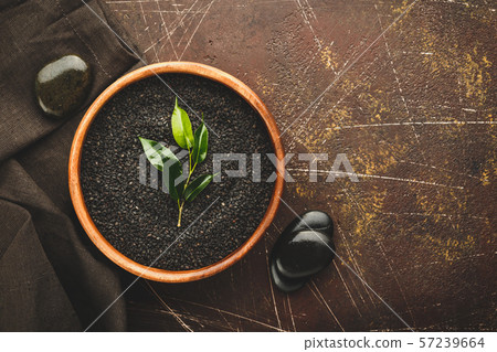 Black sesame seed Black sesame seed 57239664
