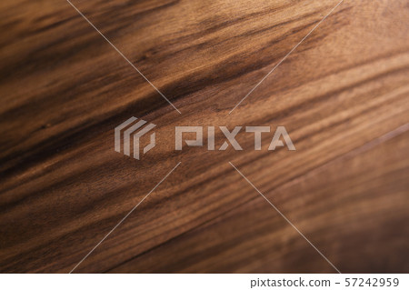 closeup empty walnut table with shallow focus 57242959
