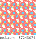 Halloween pattern red 57243074