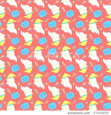 Halloween pattern red 57243074