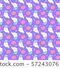 Halloween pattern purple 57243076