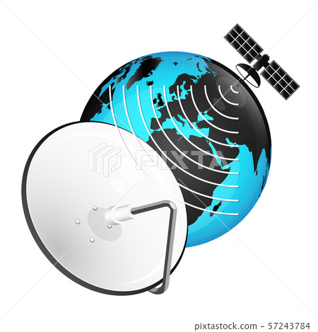 Satellite dish tv signal Satellite dish tv signal 57243784