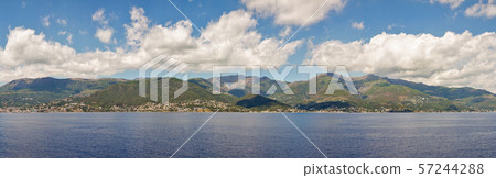 Panoramic view of Corsica island, France. Panoramic view of Corsica island, France. 57244288