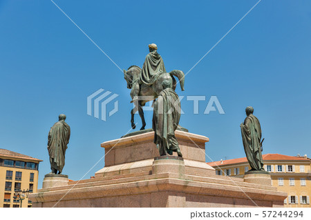 Equestrian statue of Napoleon in Ajaccio, Corsica, 57244294