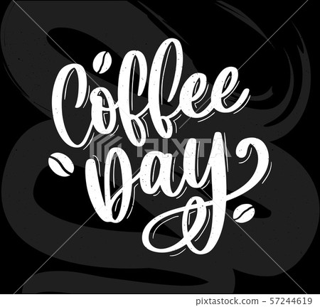 1 October International Coffee Day Logo World Stock Illustration 57244619 Pixta