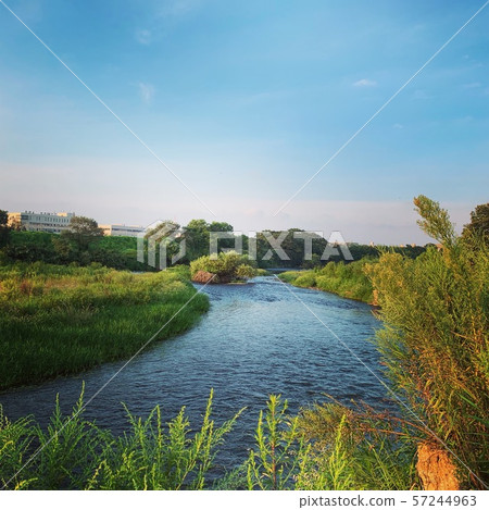 Natori River in early autumn 2019 Natori River 2019 57244963