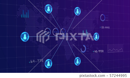 Block chain concept. 57244995