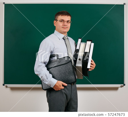 Portrait of a men dressed in business suit with 57247673