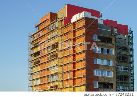 scaffolding before installation of the thermal scaffolding before installation of the thermal 57248231