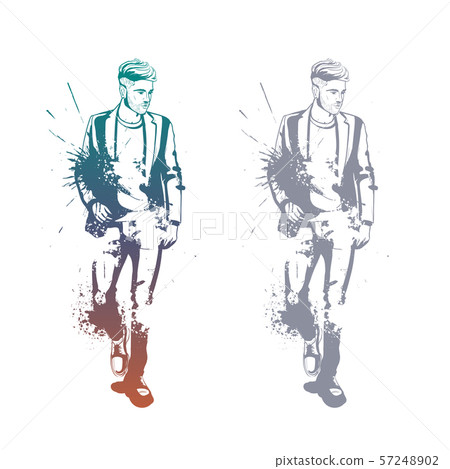 Vector men models - Stock Illustration [57248902] - PIXTA