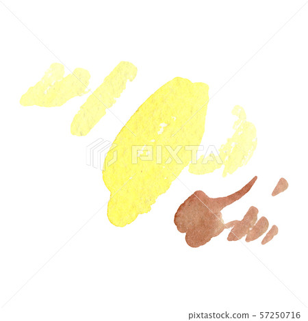 Abstract watercolor paper splash shapes isolated drawing. Illustration aquarelle for background. Abstract watercolor paper splash shapes isolated drawing. Illustration aquarelle for background. 57250716