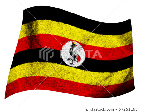 Uganda Flag - Stock Illustration [57251165] - PIXTA