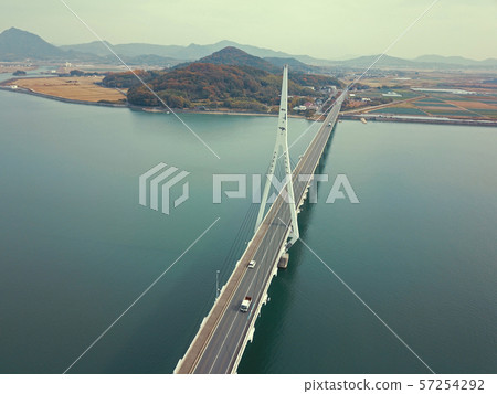 Aerial view from the top of Suo Bridge Aerial view from the top of Suo Bridge 57254292