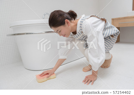 person, one person, cleanup 57254402