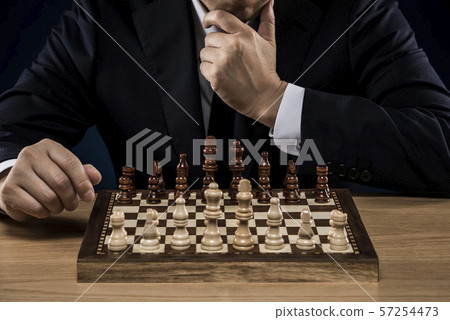 Businessman chess Businessman chess 57254473