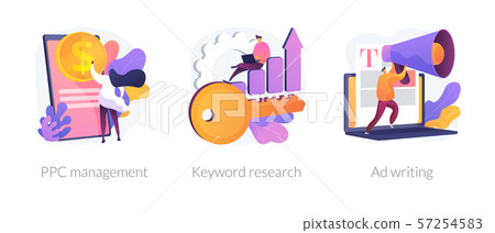 PPC campaign vector concept metaphors PPC campaign vector concept metaphors 57254583