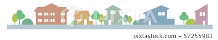 Residential line decoration Residential line decoration 57255981