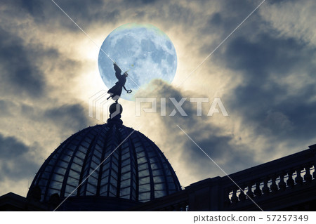 Angel on the building top Angel on the building top 57257349