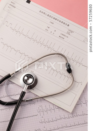 ECG medical image ECG medical image 57259680