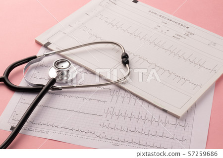 ECG medical image ECG medical image 57259686