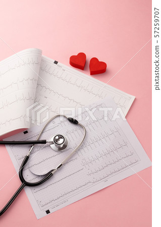 ECG medical image ECG medical image 57259707