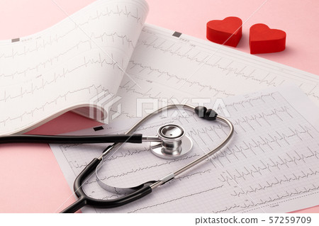 ECG medical image ECG medical image 57259709