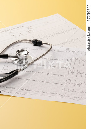 ECG medical image ECG medical image 57259735