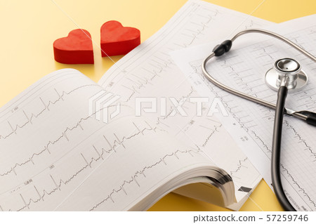 ECG medical image ECG medical image 57259746