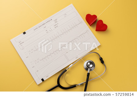 ECG medical image 57259814