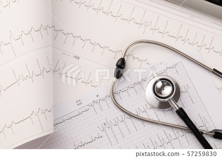 ECG medical image ECG medical image 57259830
