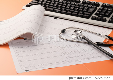 ECG medical image ECG medical image 57259836