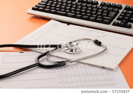 ECG medical image ECG medical image 57259837