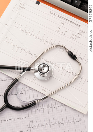ECG medical image ECG medical image 57259842