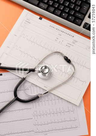 ECG medical image ECG medical image 57259843