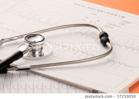 ECG medical image ECG medical image 57259850