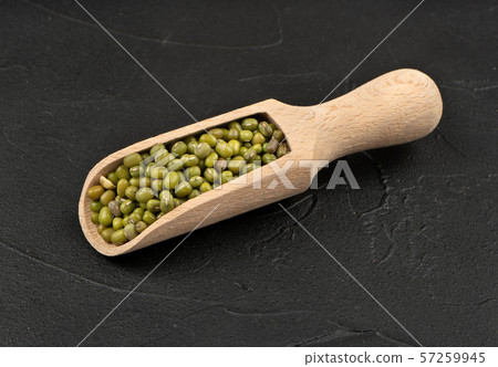 Mung beans in scoop 57259945