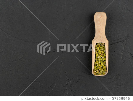 Mung beans in scoop 57259946