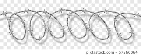 Metal steel barbed spiral wire with thorns, spikes Metal steel barbed spiral wire with thorns, spikes 57260064