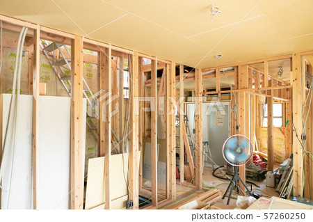 裝修期間的實地工作拍攝合作 建築師工作室tsukimigawa 照片素材 圖片 圖庫