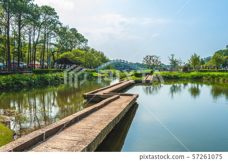 Cihu, a famous park in taoyuan, taiwan 57261075