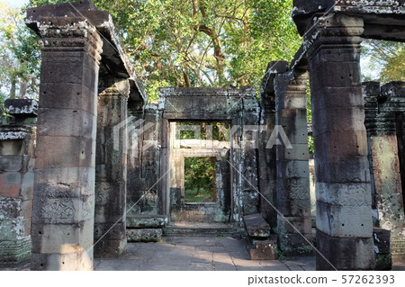 The medieval ruins in Cambodia. The medieval ruins in Cambodia. 57262393